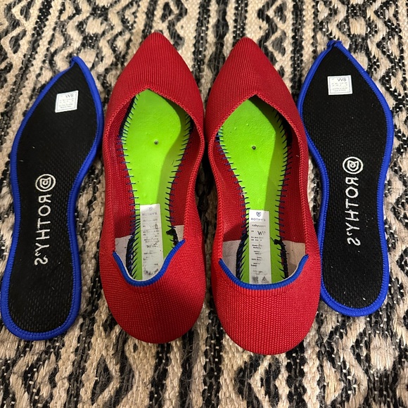 Rothy's Women's Red Flats - Picture 2 of 3